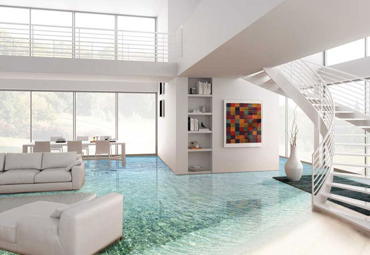 I pavimenti in resina effetto 3D, per una casa elegante, chic e unica nel  suo genere - Tecnosar